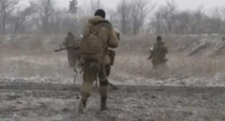 Watch: Russians ambush and wipe-out Ukrainian recon patrol