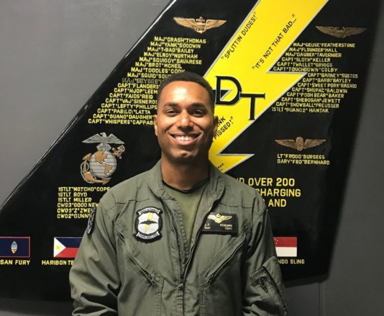 Marine Corps identifies Capt. Jahmar F. Resilard as the Hornet pilot that died in tanker collision Thursday