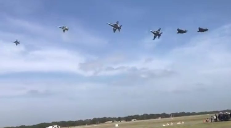 Watch the Royal Australian Air Force welcome their new F-35s with an awesome joint formation flyby