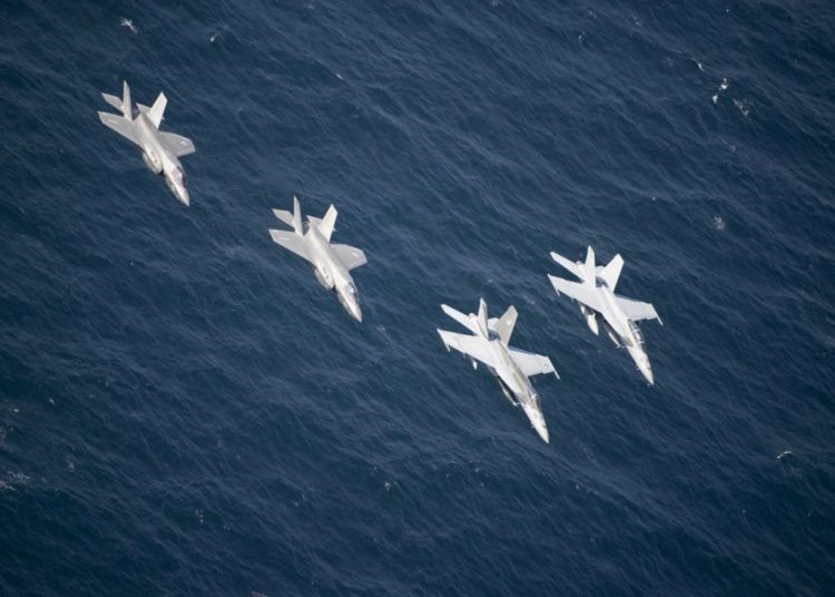 The Pic of the Day: F-35s and Super Hornets from the USS John C. Stennis