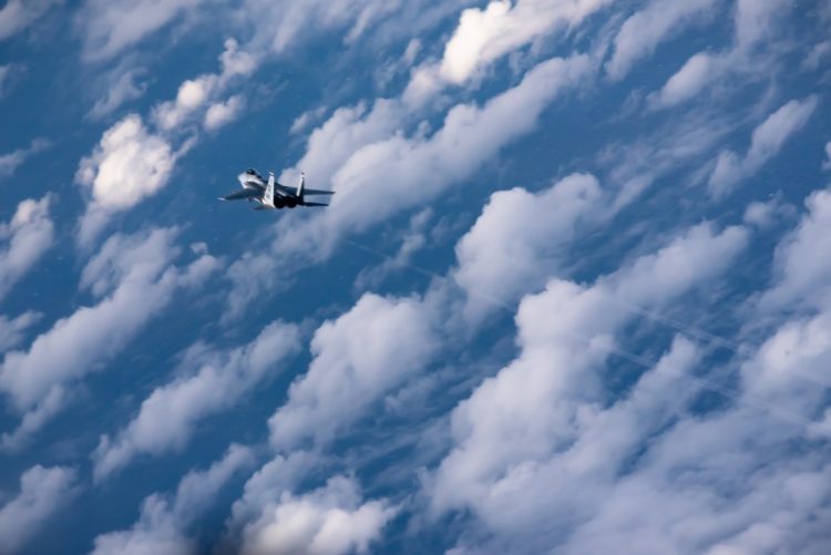 The Pic of the Day: US Air Force F-15C over the East China Sea