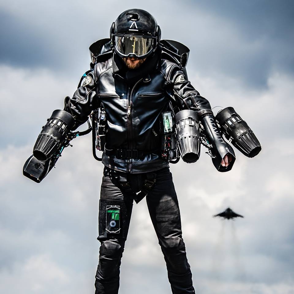 Watch: Royal Marine inventor takes on commando assault course in his jet pack
