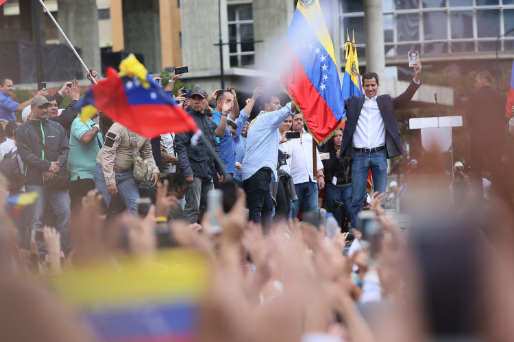 Move over, Maduro: Venezuela’s opposition leader declares himself new president