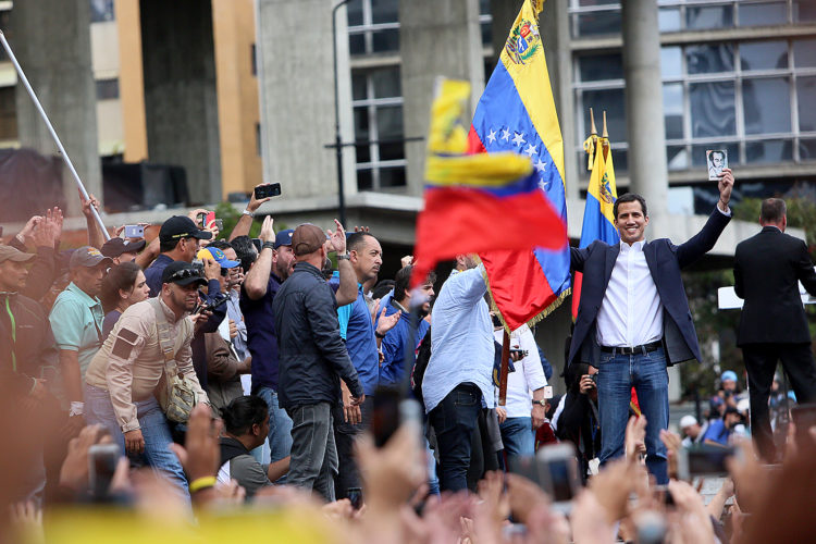 The Pic of the Day: Venezuelan opposition leader declares himself interim president
