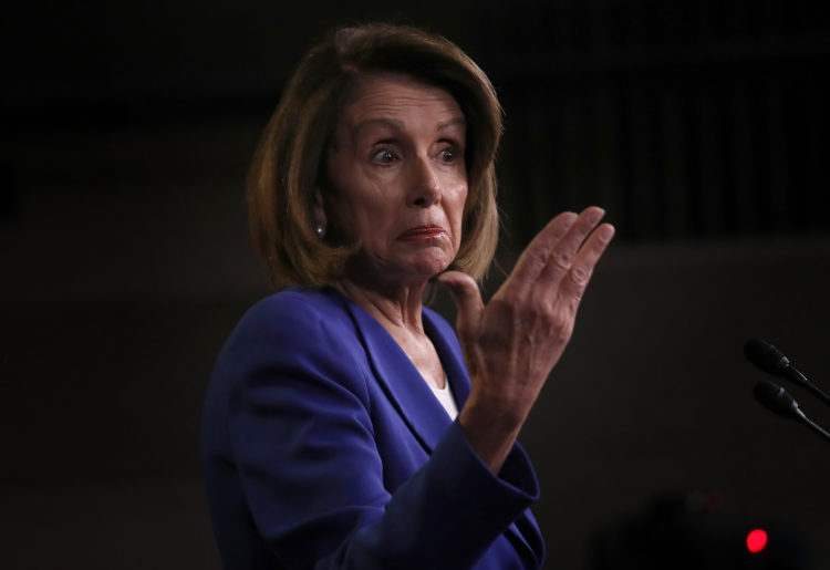 The Pic of the Day: House Speaker Nancy Pelosi talks ongoing budget negotiations