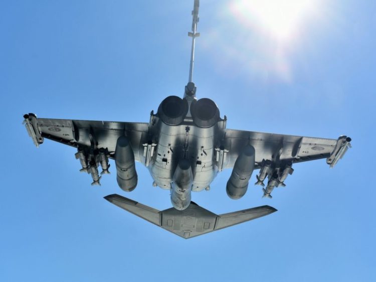 Spain sends a pair of fighters to France to square off against Dassault’s new stealth drone