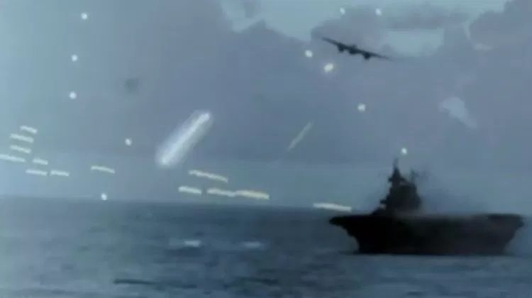 Intense WWII footage is a stark reminder of what massive naval and air battles were really like (and could be again)