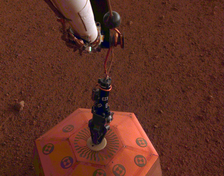 The Pic of the Day: Deploying a Martian seismometer