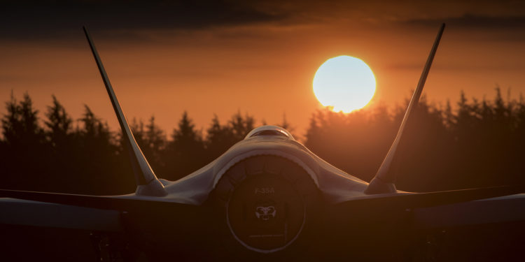 The Pic of the Day: Joint Strike Fighter at sunset