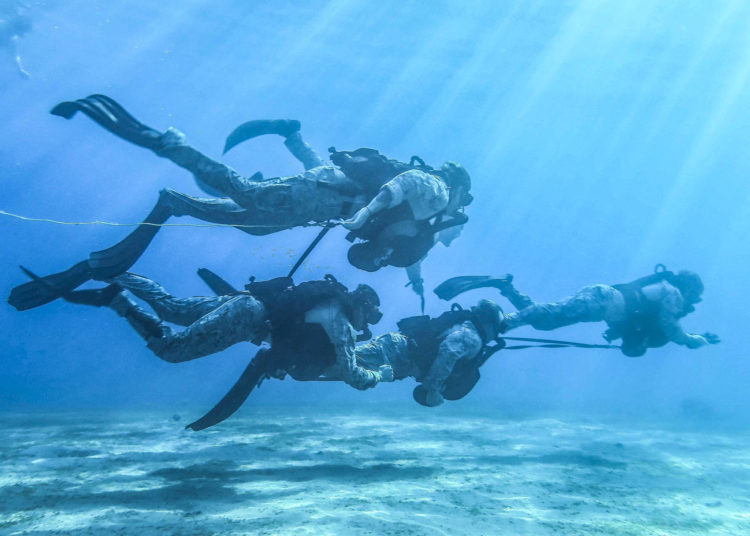 The Pic of the Day: Maritime Raid Force Marines get urge to submerge
