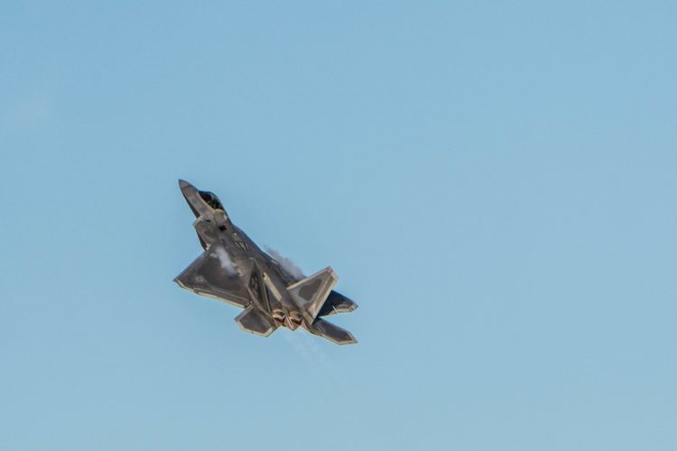 The Pic of the Day: F-22 Demo Team practice