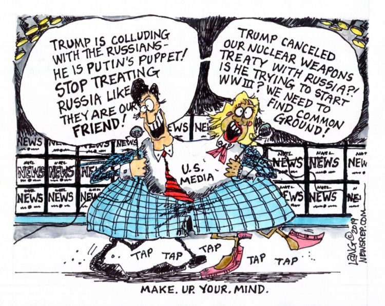 Opinion: Does the media really think the INF Treaty is good for America or do they just know hating Trump sells?