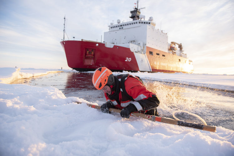 The Pic of the Day: Ice rescue training in the Arctic Ocean