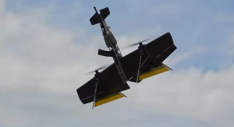 Watch Russia’s insane AK-drone dogfight with a remote control airplane