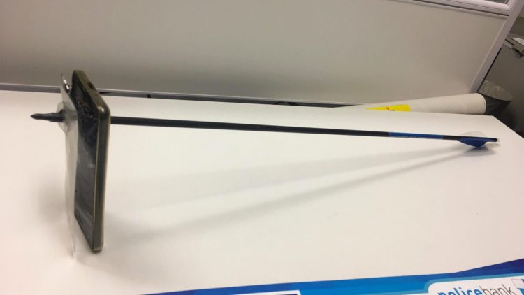 Cell phone saves life of Australian man shot with arrow