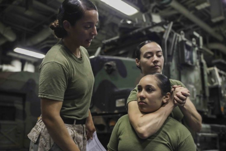 The Pic of the Day: US Marines train in martial arts aboard the USS Kearsarge