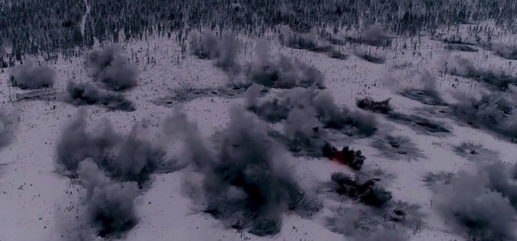 Watch: This insane drone footage puts you inside a rocket artillery barrage