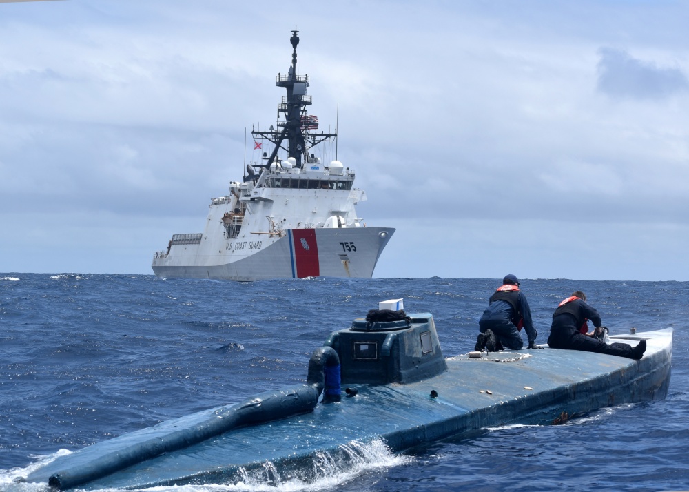 Watch the U.S. Coast Guard board a mini-sub smuggling 17,000 lbs of cocaine