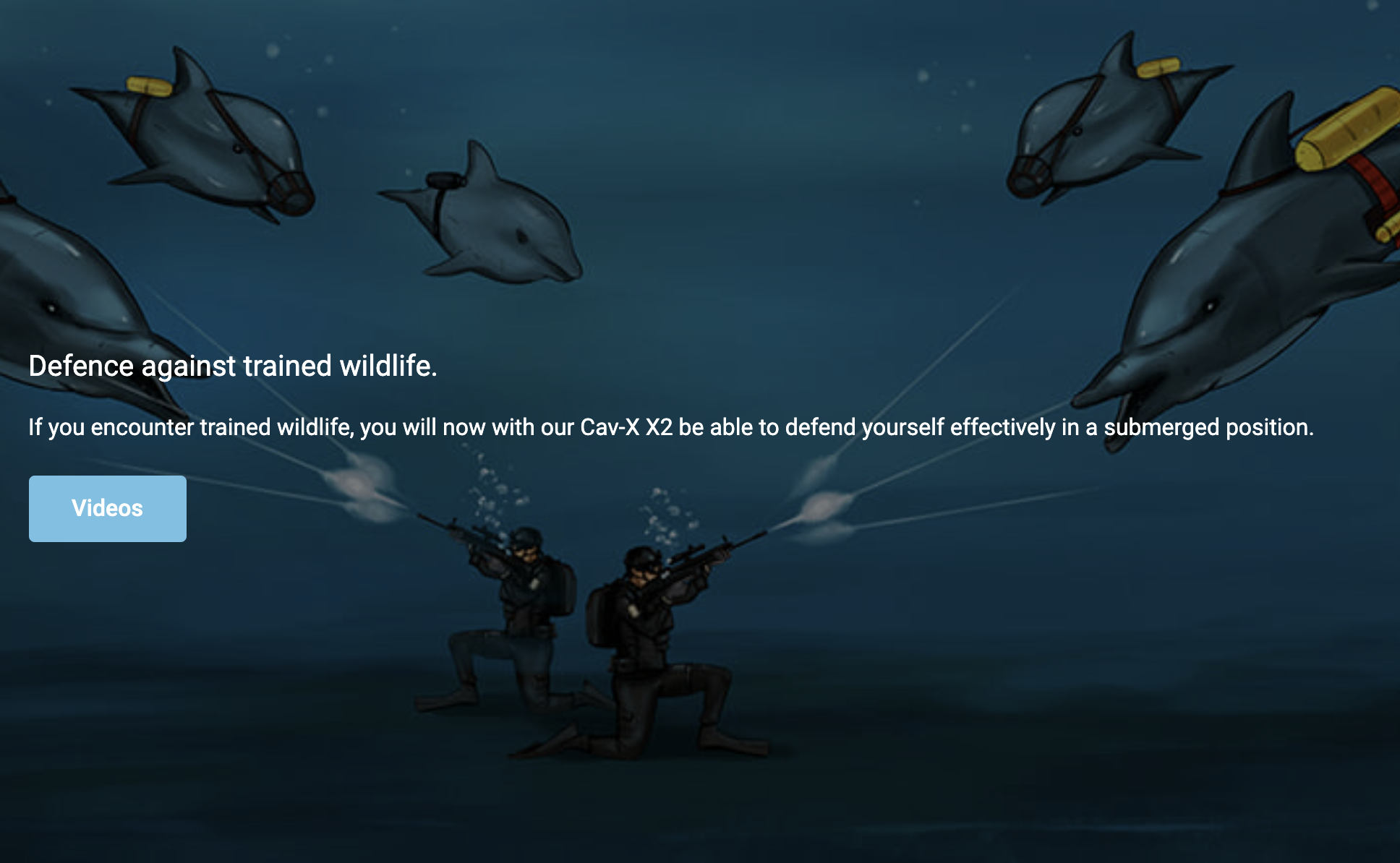 Ammo maker declares war on "trained wildlife," including dolphins