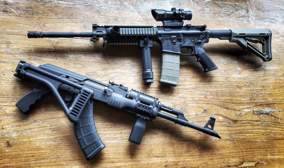 AK-47 vs AR-15 - Battle of the Carbines