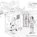 Geo Cartoon Grinch and Cow