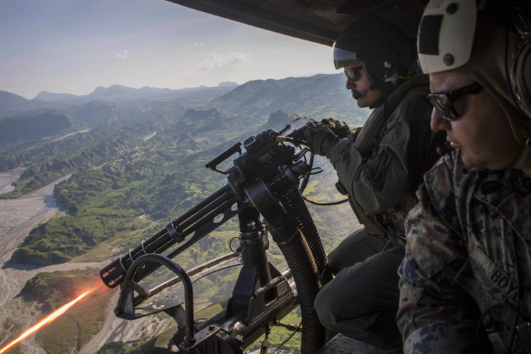 The Pic of the Day: Minigun fire support — now that’s a sweet job