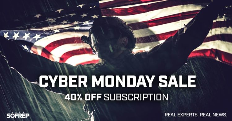 Not a SOFREP Team Room member yet? Here’s your chance to save 40% on Cyber Monday