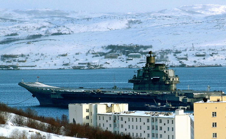Watch: Russia’s troubled aircraft carrier just burst into flames (again)