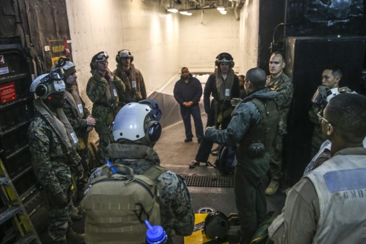 The Pic of the Day: Marines brief Middle East expert
