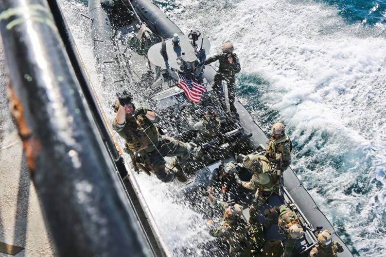 The Pic of the Day: Who needs SEALs? Green Berets perfect their maritime assault techniques