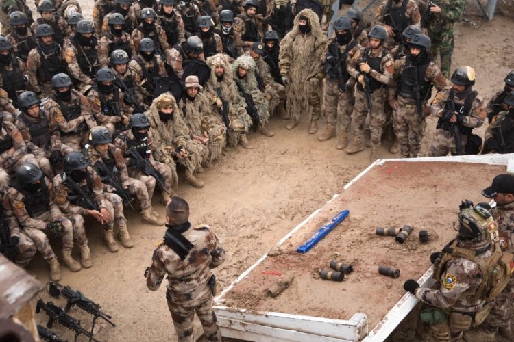 Iraqi armed forces conduct large counterterrorism operations against ISIS