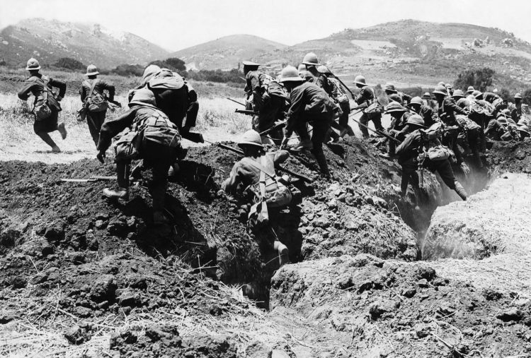 The Pic of the Day: ANZACs go over the top in Gallipoli