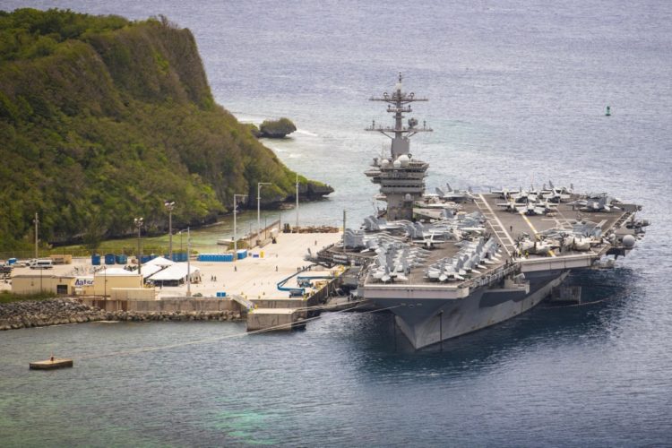 The Pic of the Day: What’s going on with USS Theodore Roosevelt?