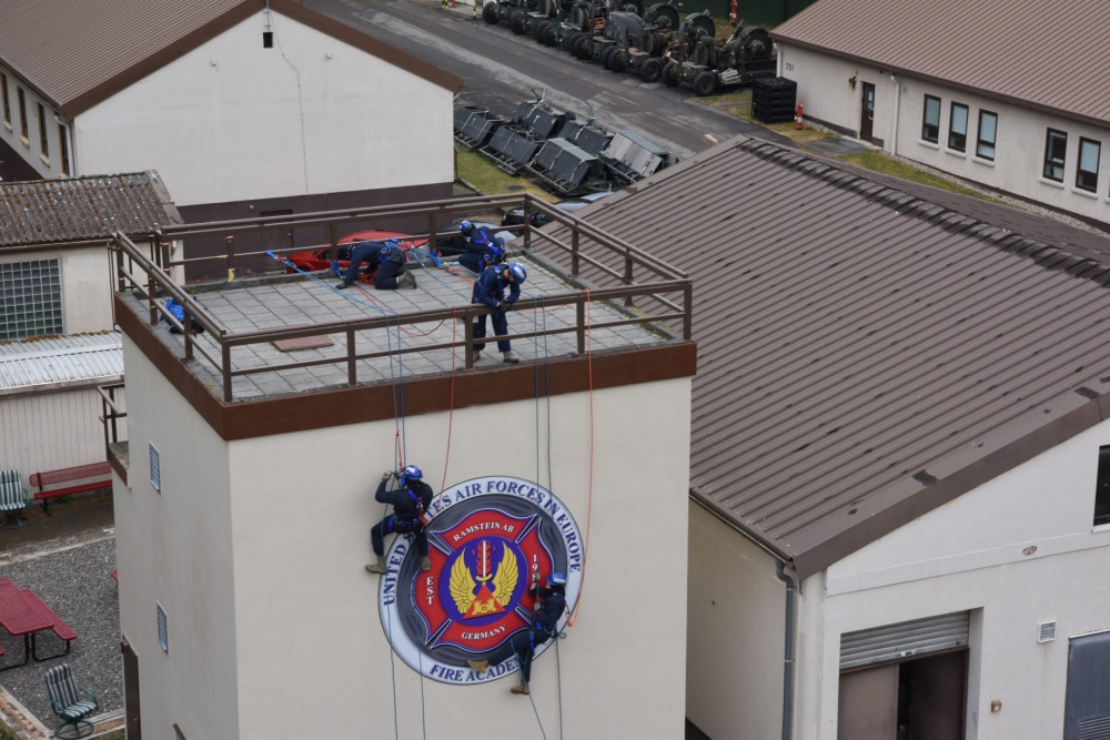 The Pic of the Day: Airmen and firefighters at the same time