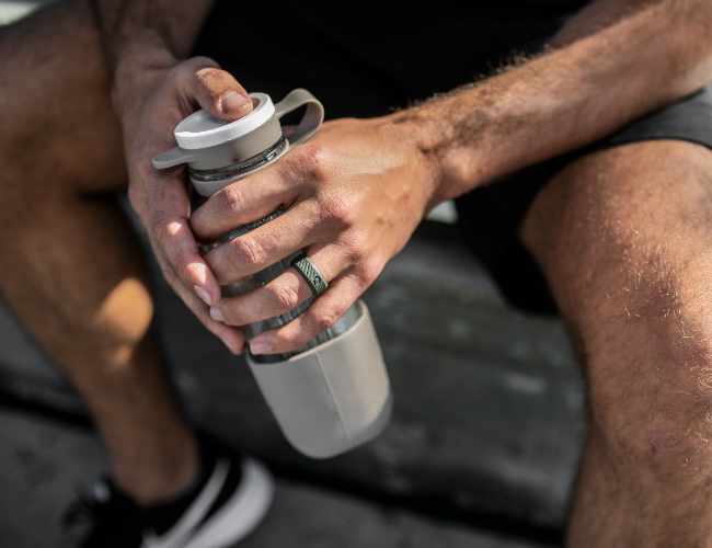 Silicone wedding ring