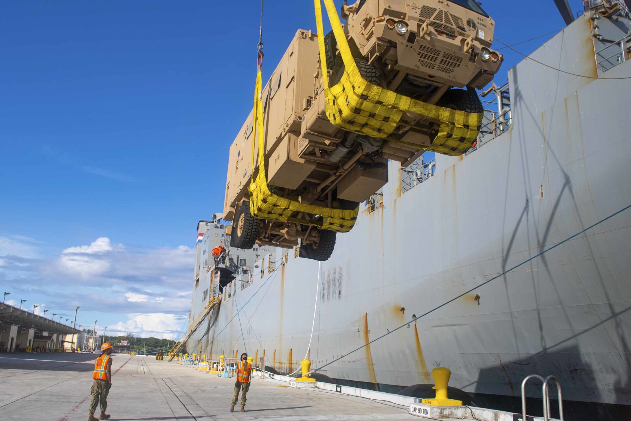 The Pic of the Day: Unloading trucks