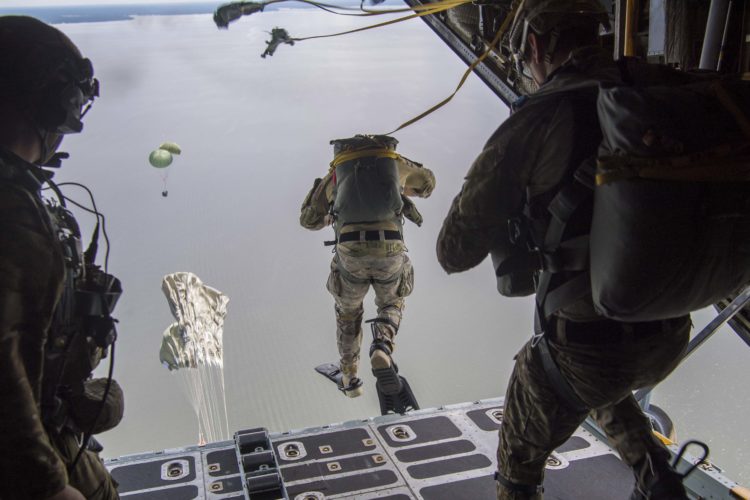 The Pic of the Day: Special Tactics commandos jump