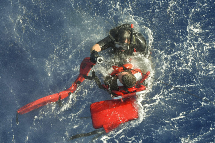 The Pic of the Day: Rescue Swimmer in action