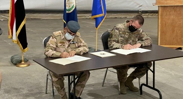 U.S. coalition hands over Camp Taji to Iraqi Security Forces