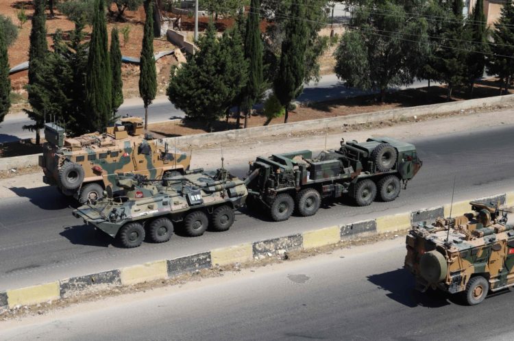 Russian-Turkish patrol attacked on M4 highway in Syria