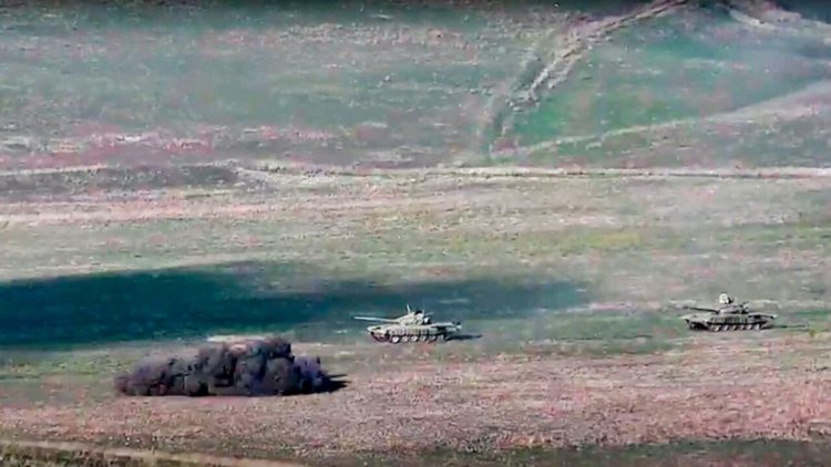 Armenian and Azerbaijani Forces Clash