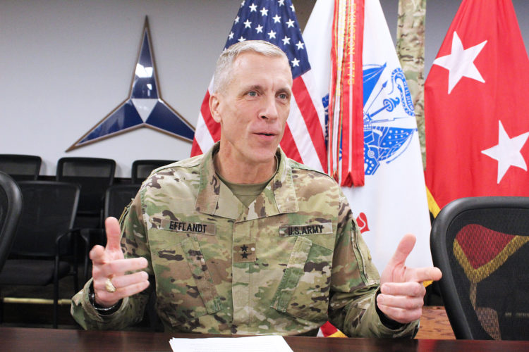 Army Relieves Fort Hood’s General Efflandt of Command