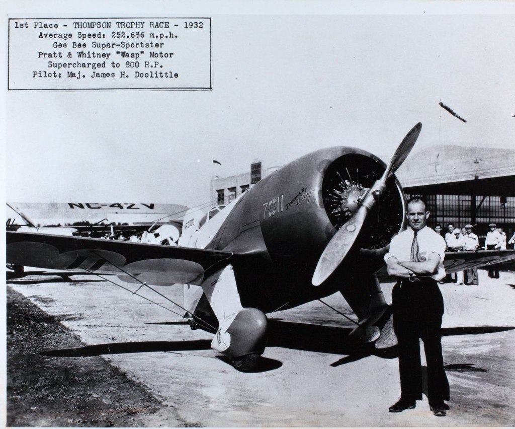 Doolittle with a plane prior to WWII
