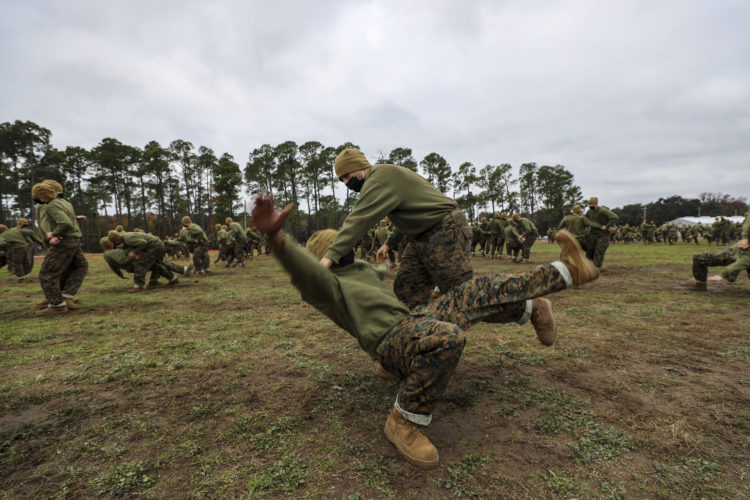 The Pic of the Day: Leatherneck Takedown