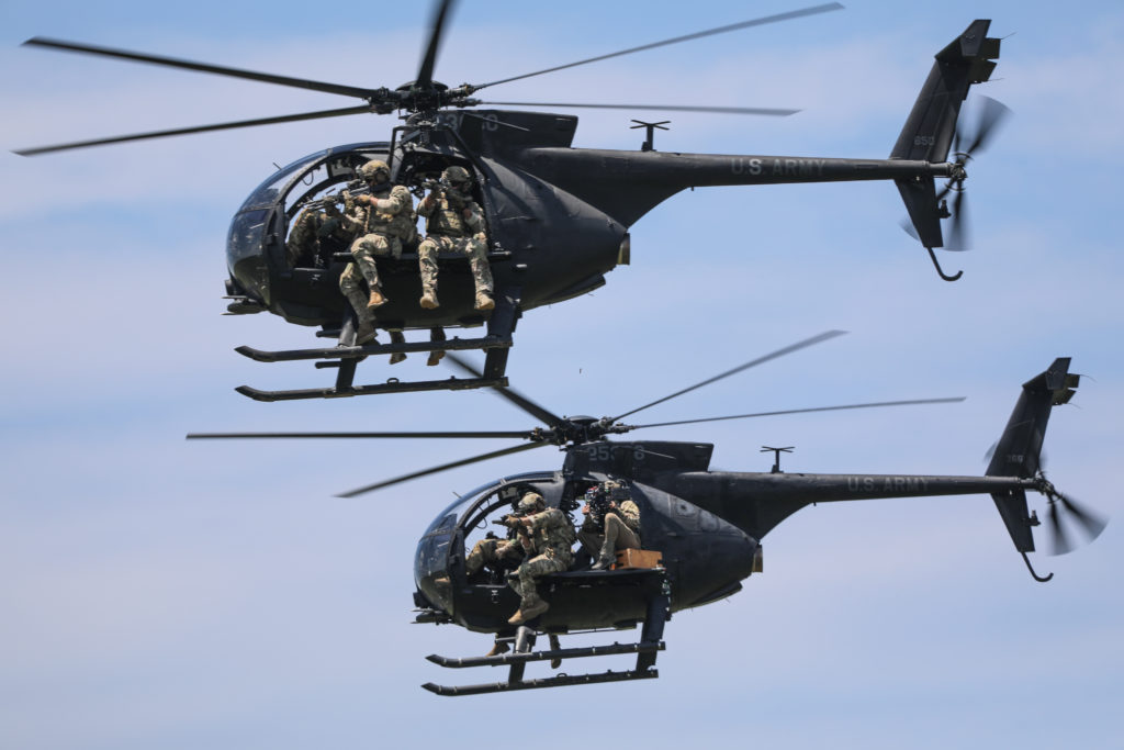 Army Little Bird Helicopters attached to 160th SOAR