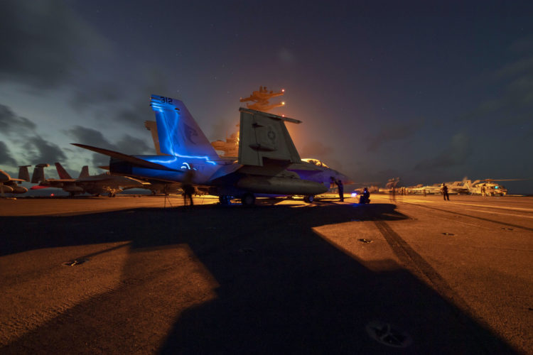 The Pic of the Day: USS Nimitz Flight Deck Preparations