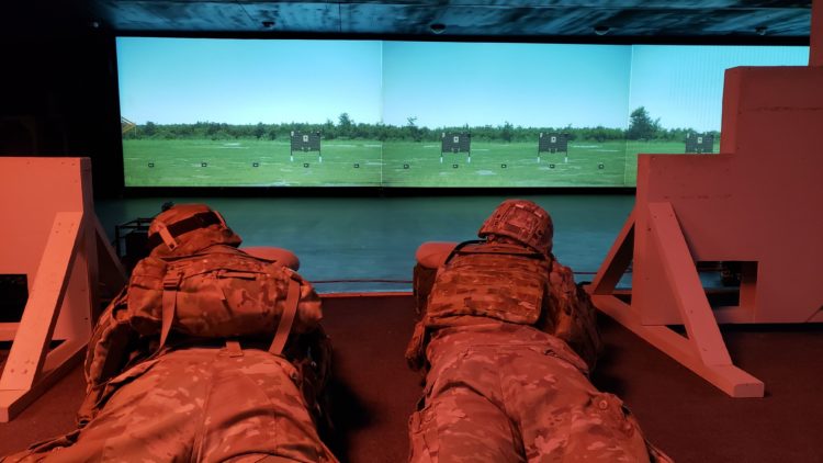 Soldiers Try Their Hands at Virtual Firing Ranges
