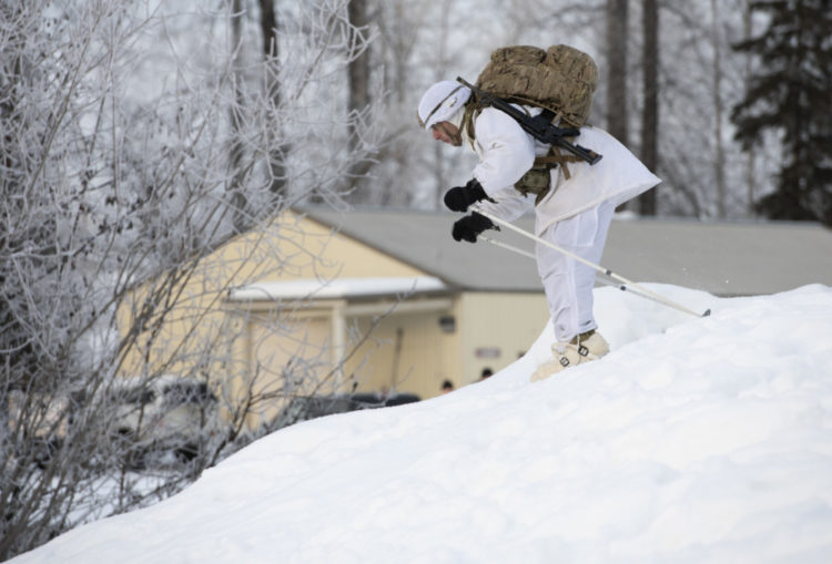 Like to Ski? Try it With 40-Pound Ruck and M4