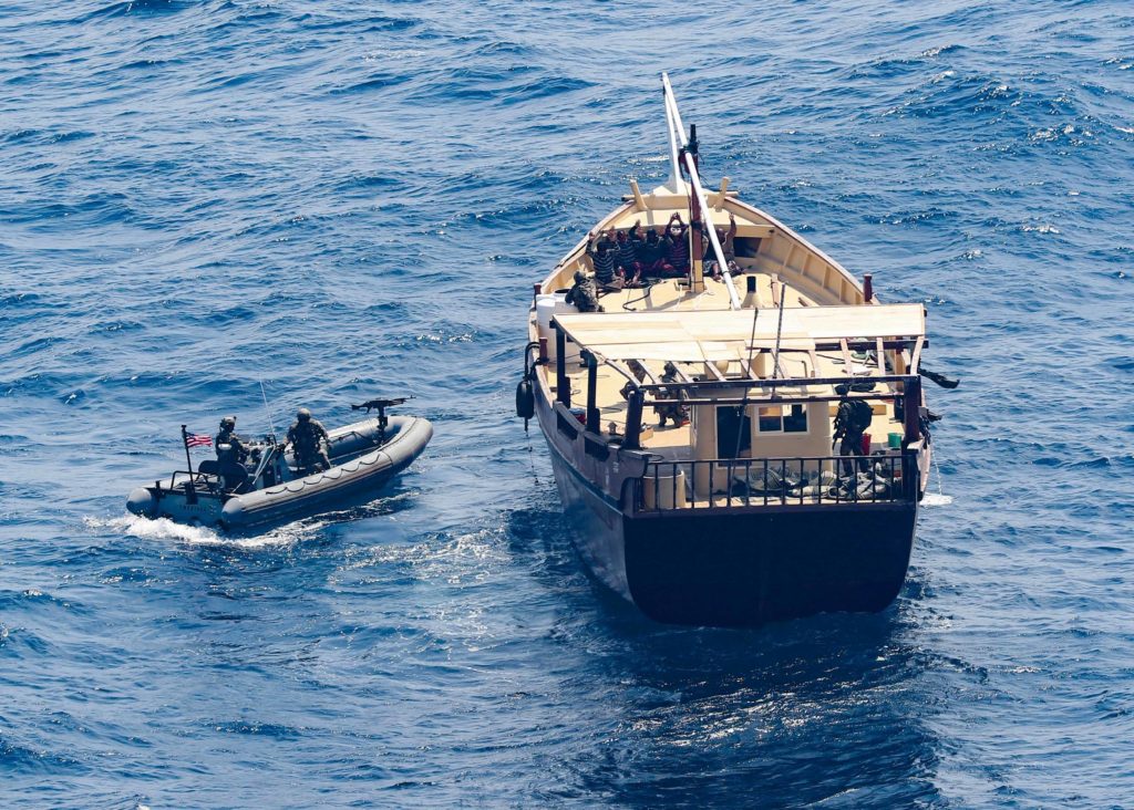 Russian weapons seized off the coast of Somalia where Iran operates