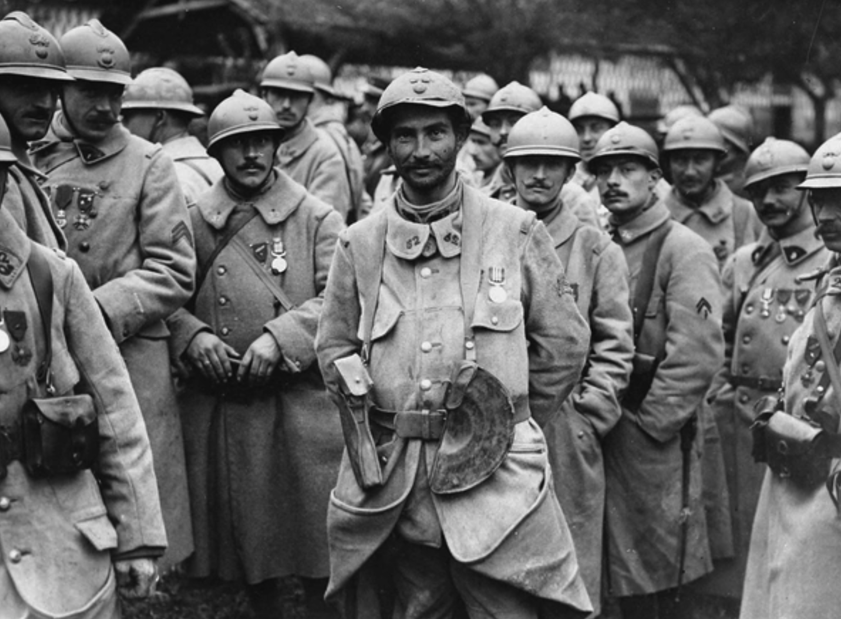 French soldiers in WWI.